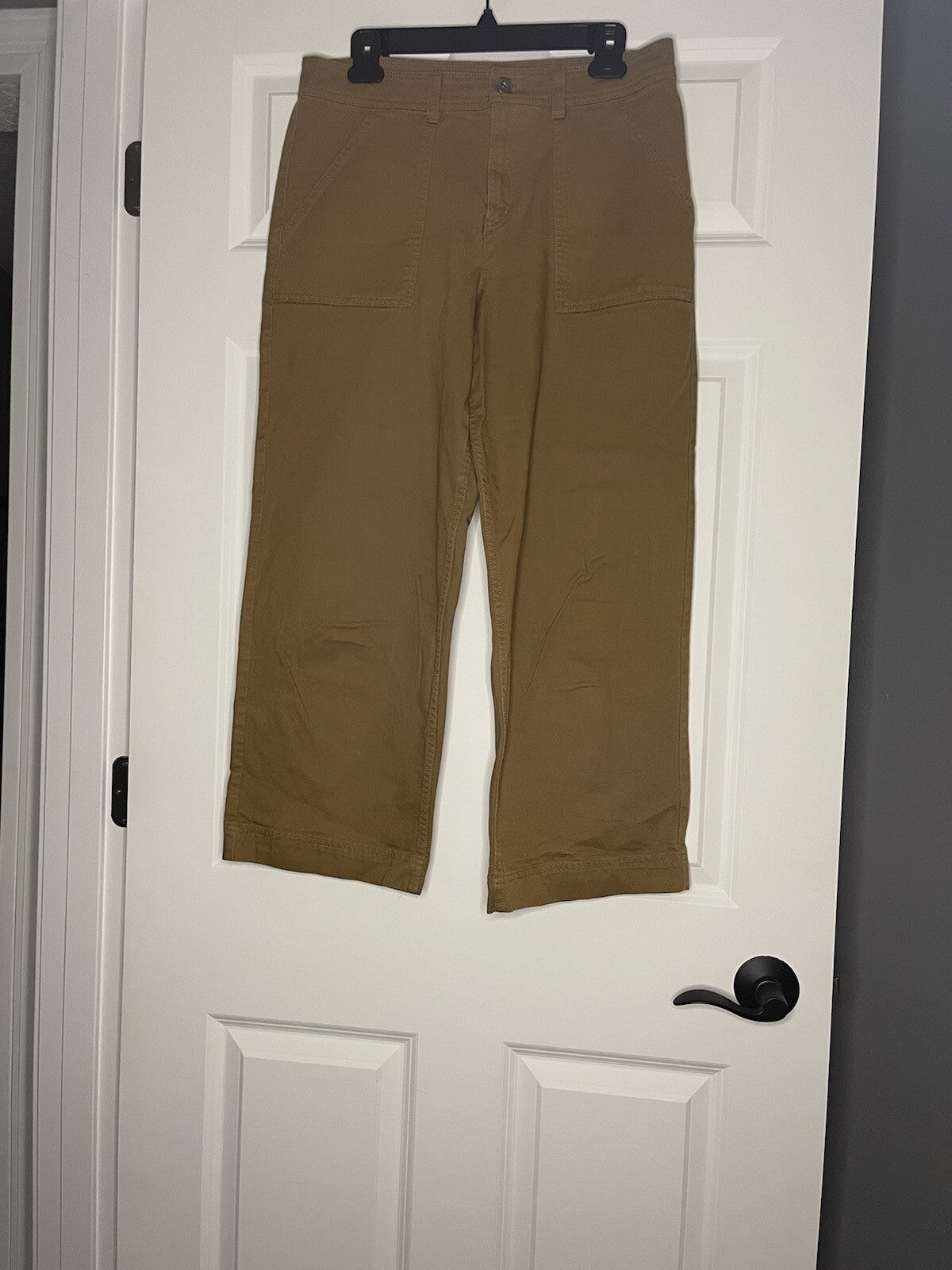 Vans Womens Jeans Size 29 Wide Leg Cropped Brown 