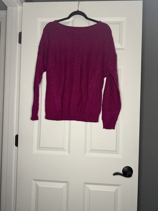 Cyrus Sweater Large Purpleish Pink
