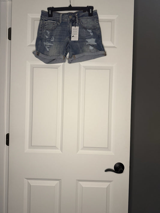 American Eagle Super Super Stretch Modi Distressed Jean Shorts Size 6 NWT 