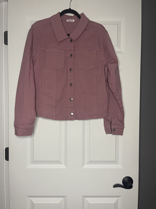 Venus jean jacket xl pink 