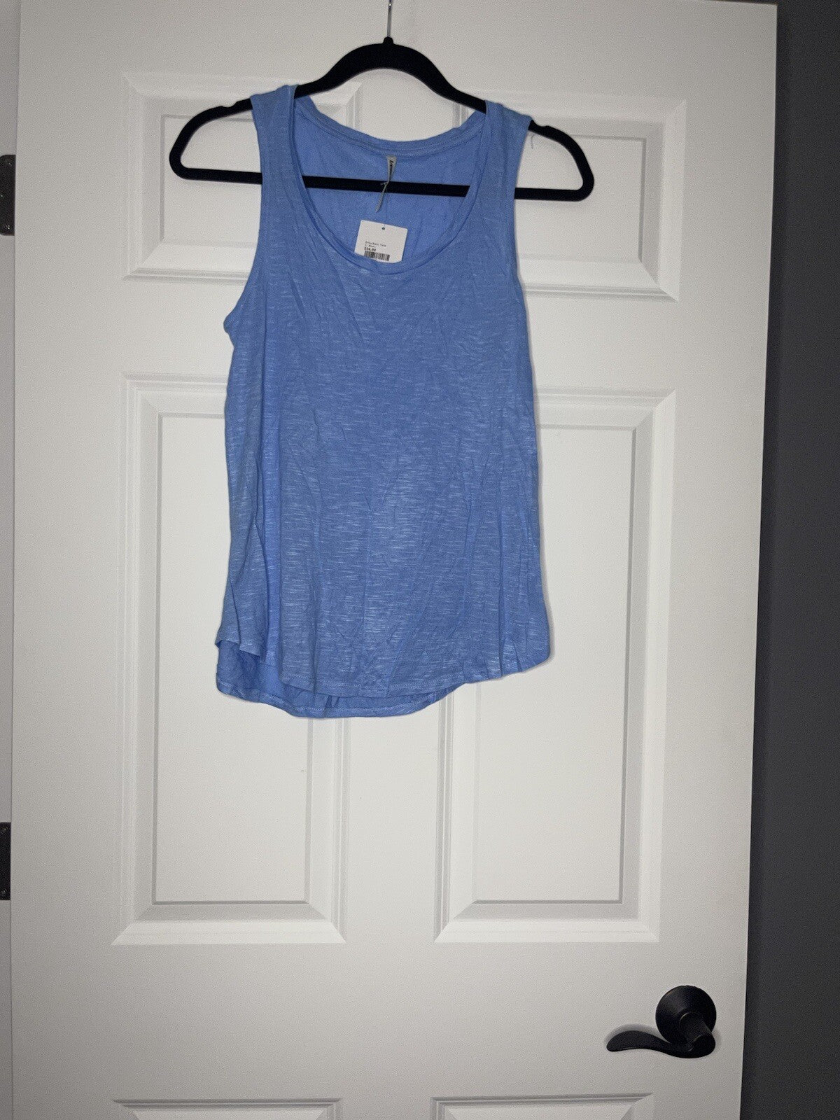 Tresics sleeveless blouse small blue NWT