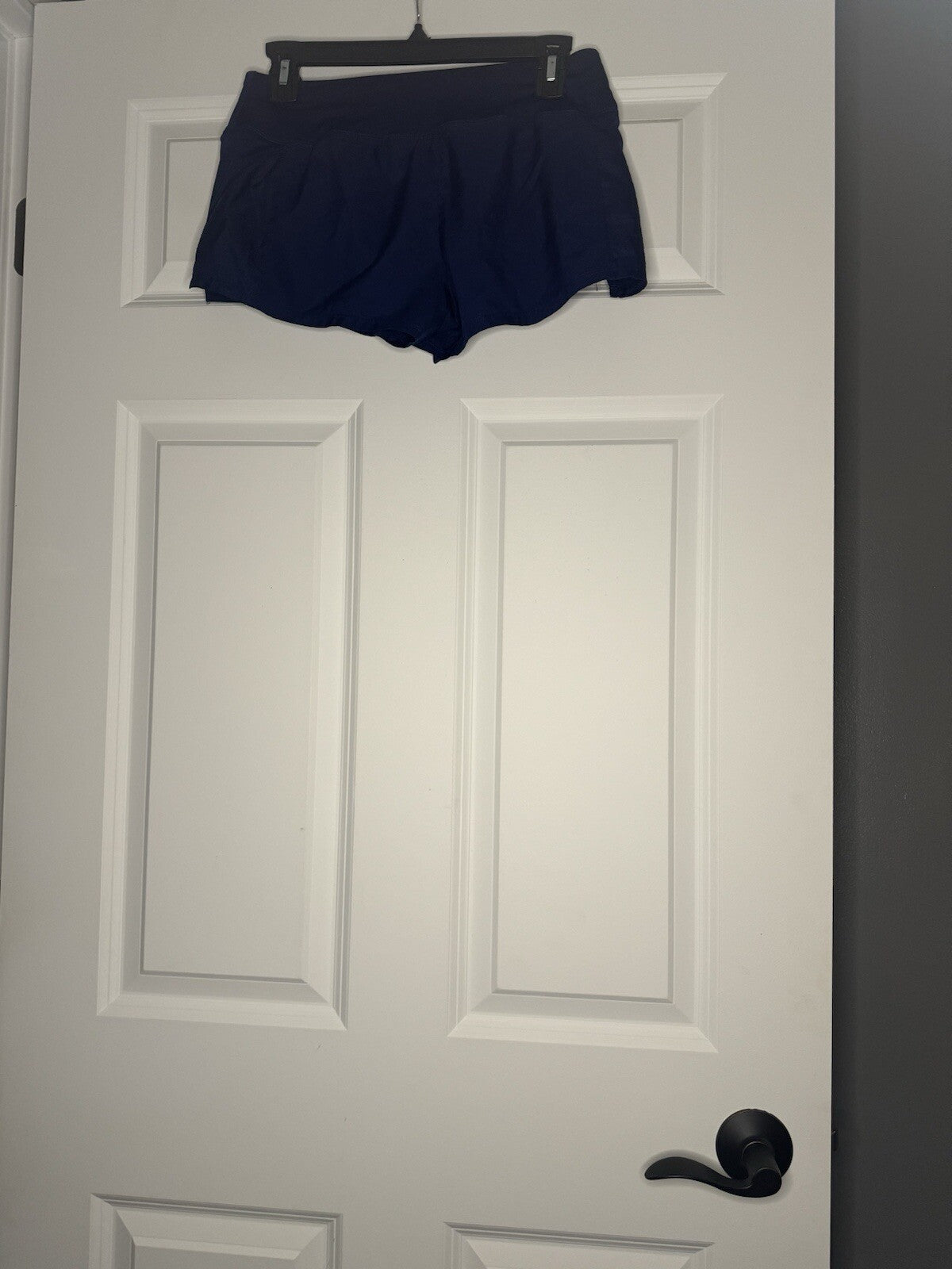 Nike Dri Fit Shorts With Liner Small Navy 