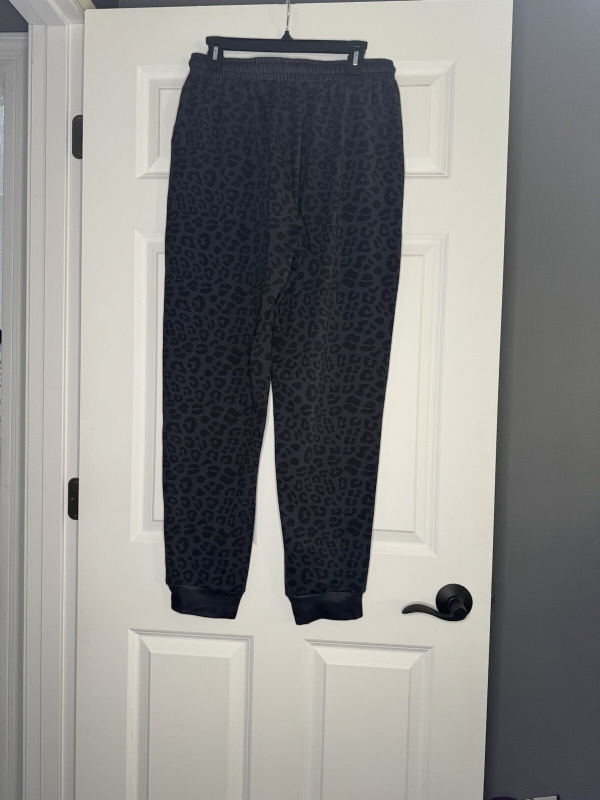 Jess Lea Jogger Pants Xl Jogger Pants Black Gray Animal Print