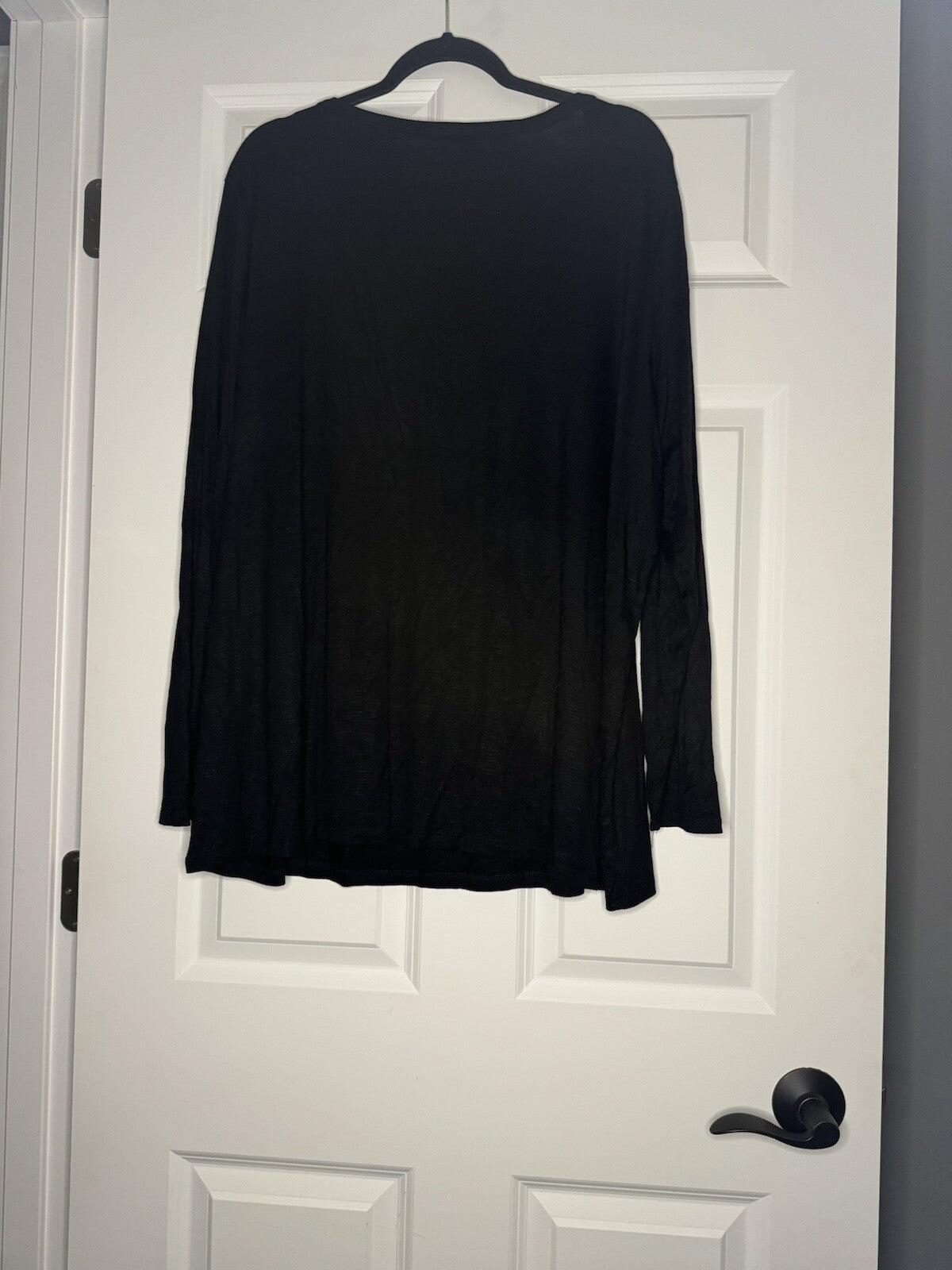 Maurice’s 24/7 Long Sleeve Blouse 3x Black Nwt 