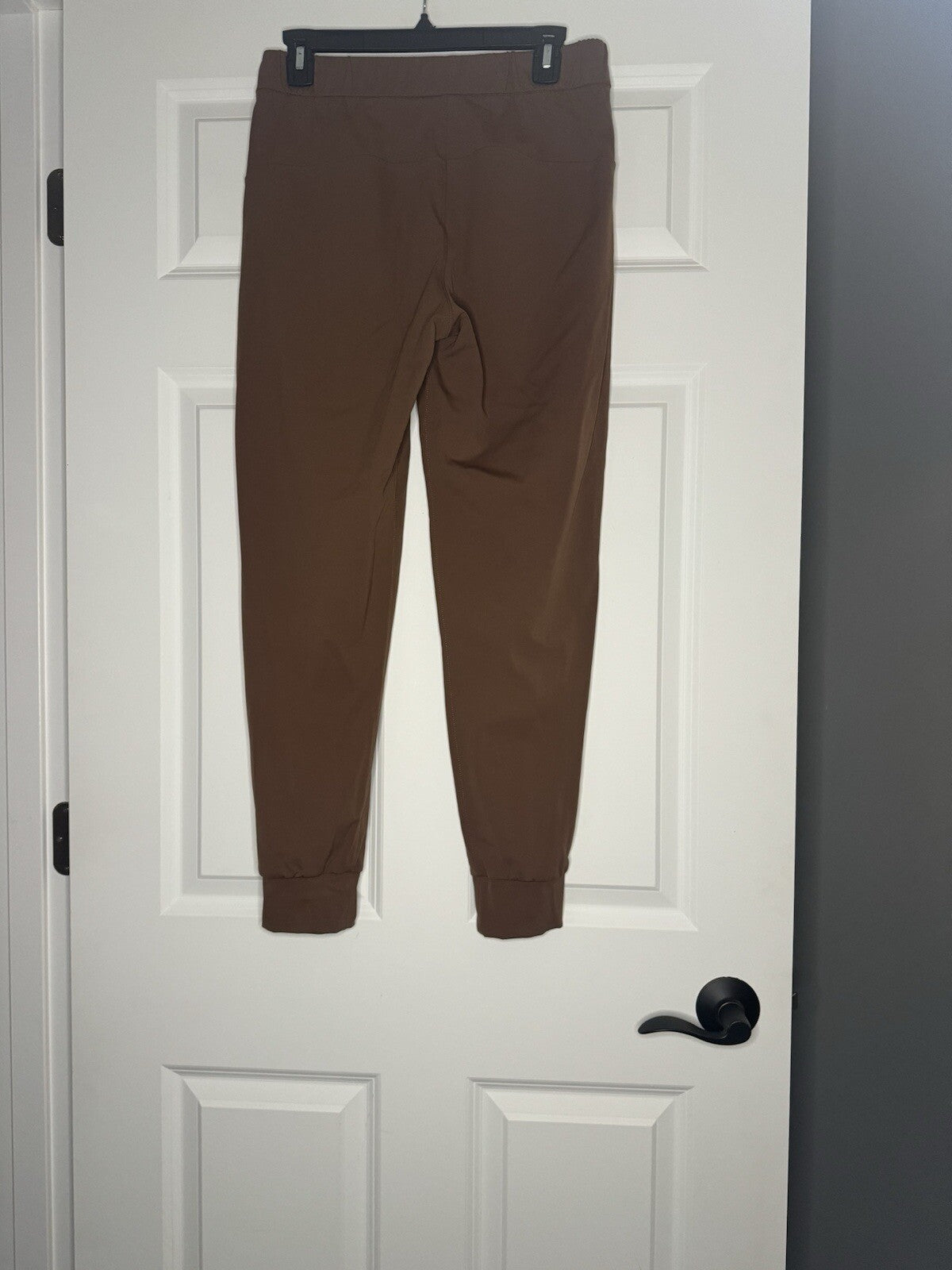 Ajisai Pants Elastic Waistband Brown Small 