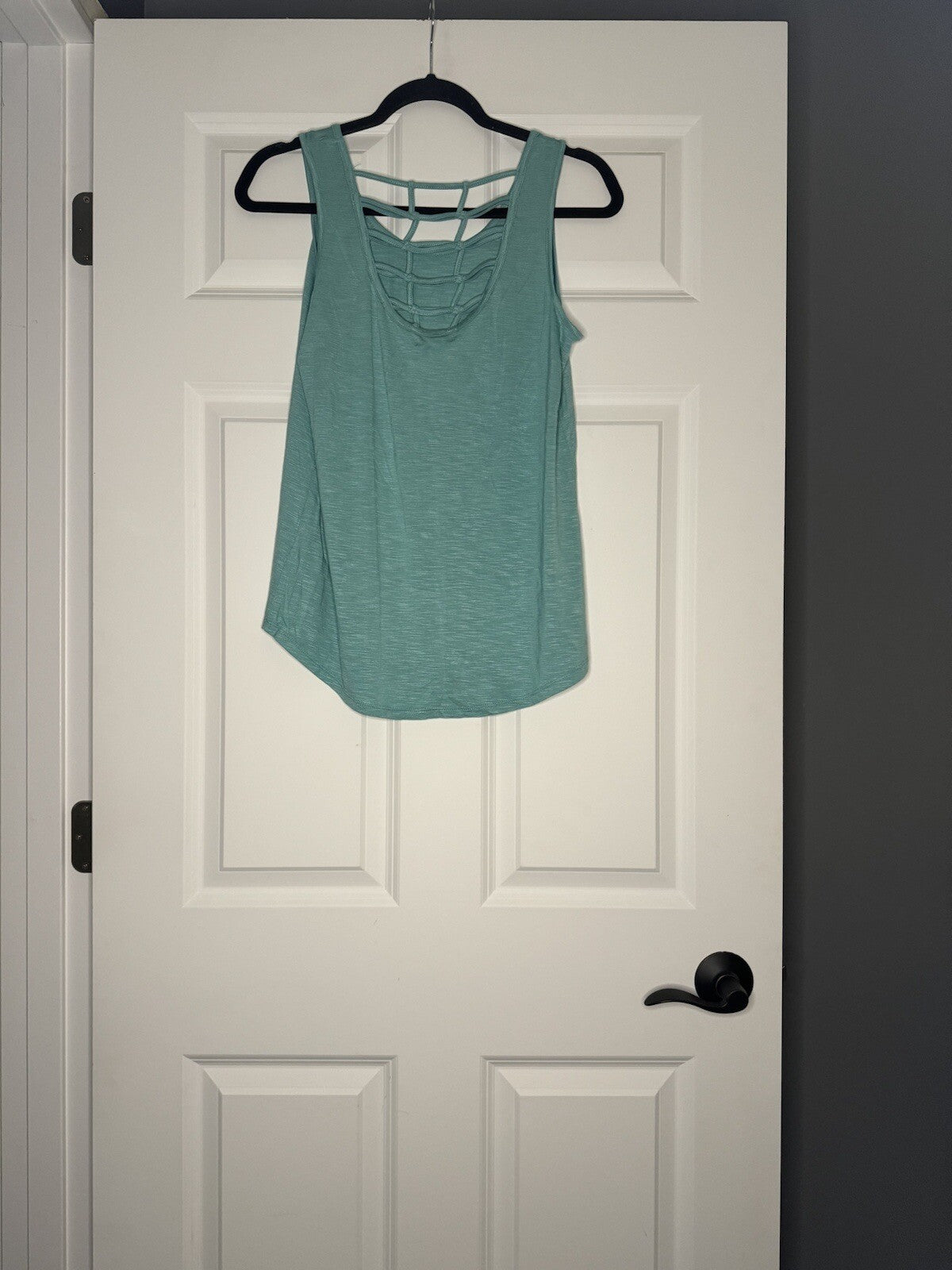 Maurice’s Small Sleeveless Blouse Blue Small Woven Back Nwt 