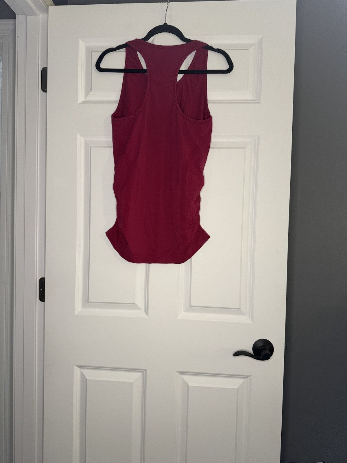 Athleta Racerback Tank Cinched Sides Large