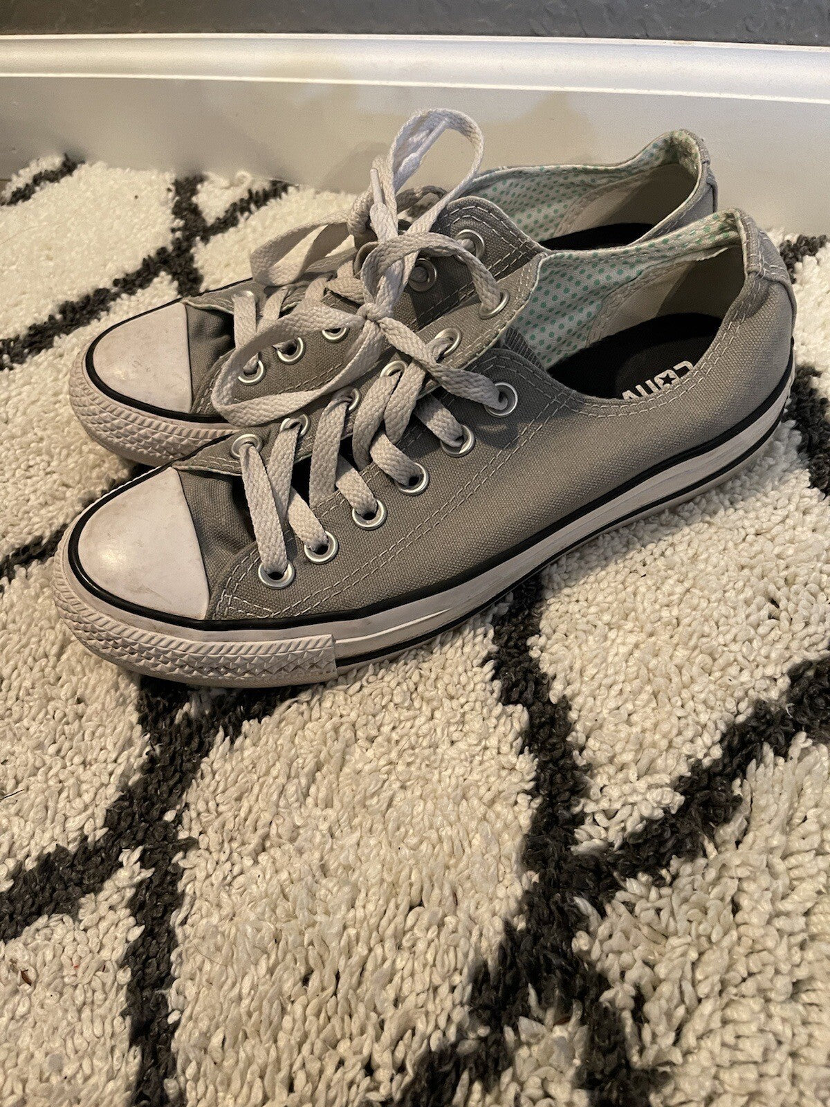 Converse Gray Sneakers Size 7 