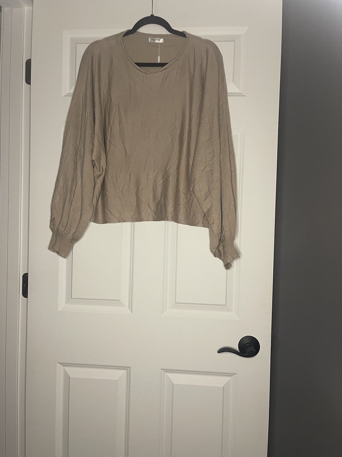 Ekouaer 2 Piece Longe Set Xxl Taupe New With Tags 