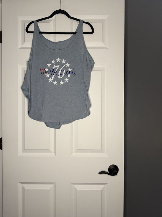 Grunt Style Women’s Tank Top 2xl Red White Blue We The People Nwt 