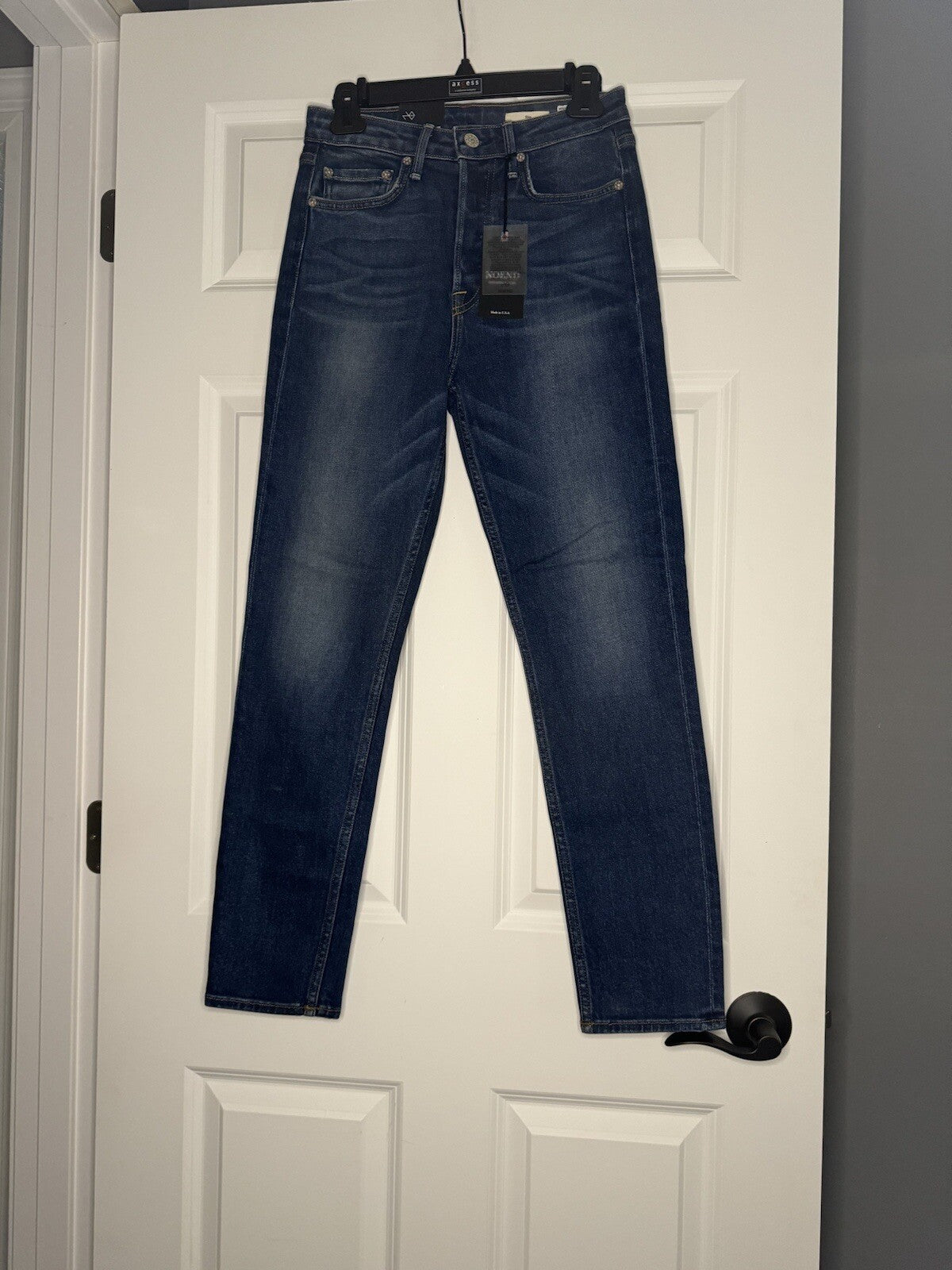 Noend Denim Slim Jeans Size 27 Blue Nwt 
