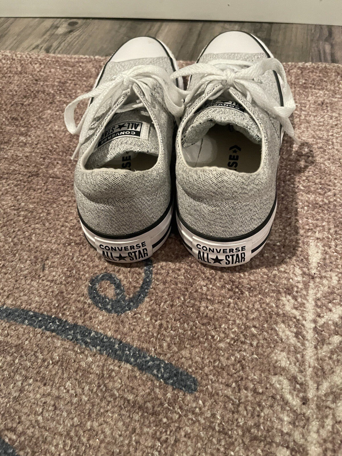 Converse Sneakers Gray White Mix Size 7