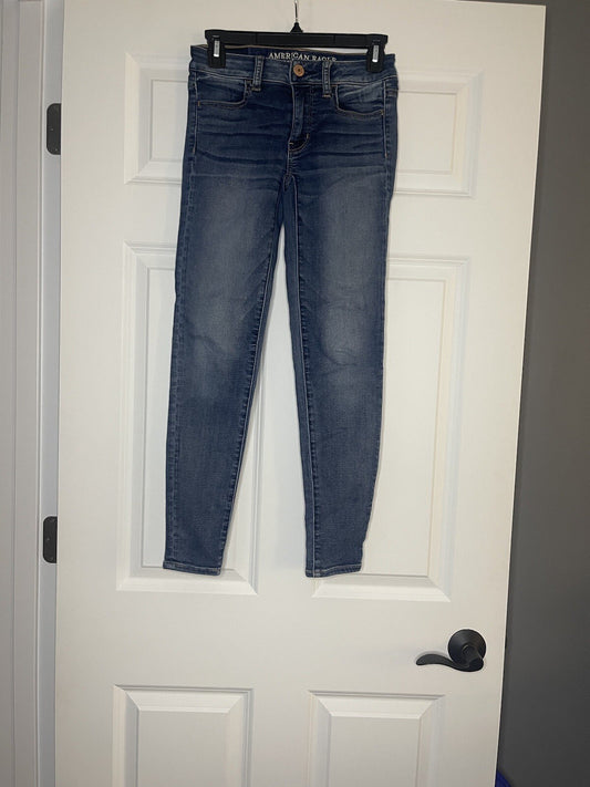 American Eagle super stretch jeggings 0 regular 