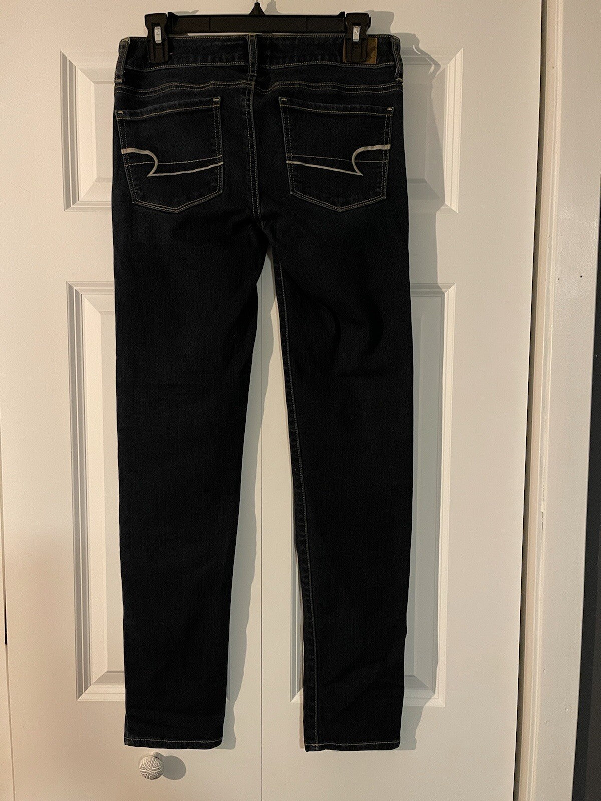 American Eagle super stretch skinny jeans size 2 blue