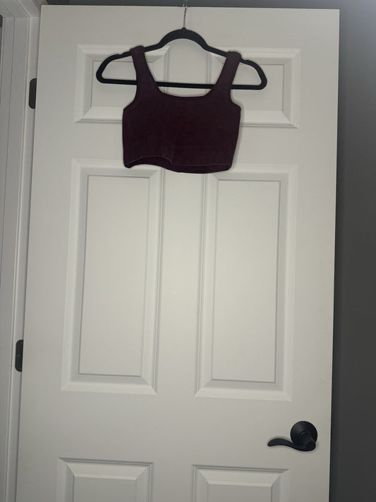 Unbranded Activewear Set Plum Medium Bra Leggings