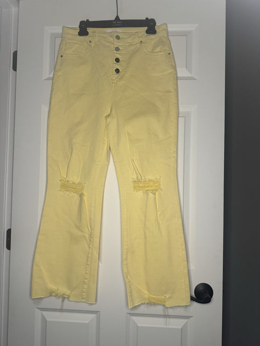 Risen Jeans Yellow 15/32 Style Rdp5504 Distressed 
