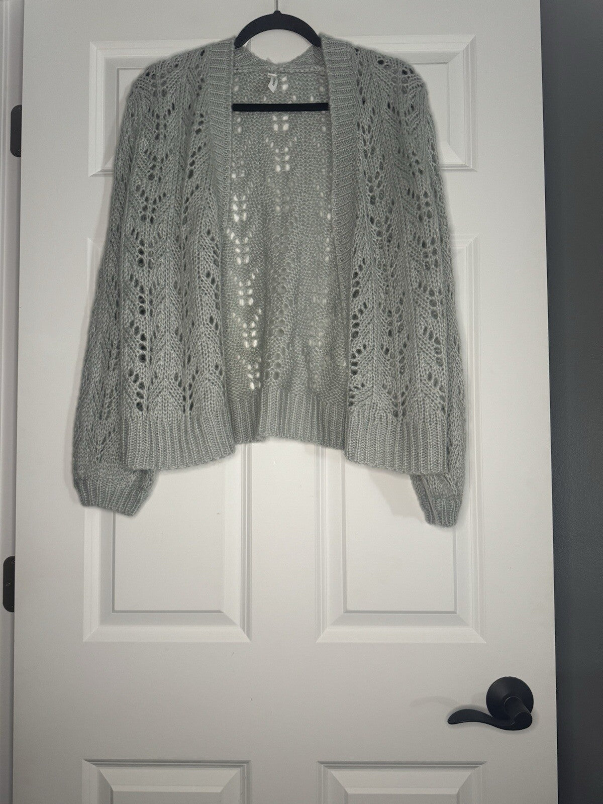 Wishlist Cardigan Small/medium Knit Light Gray 