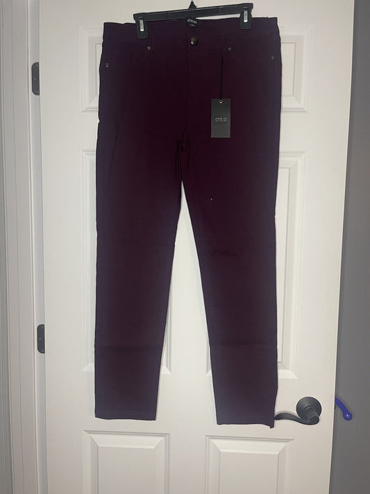 Active USA jeggings purple 1xl purple NWT