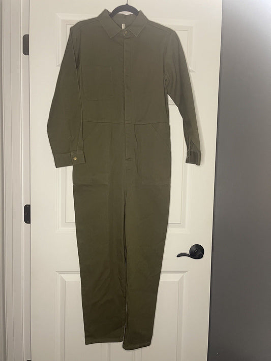 Rylee Cru Coveralls Olive Green Small New With Tags