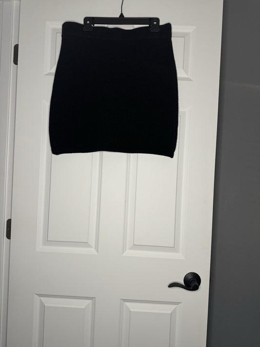 Z Supply Black Knit Skirt Xl Nwt 59.00