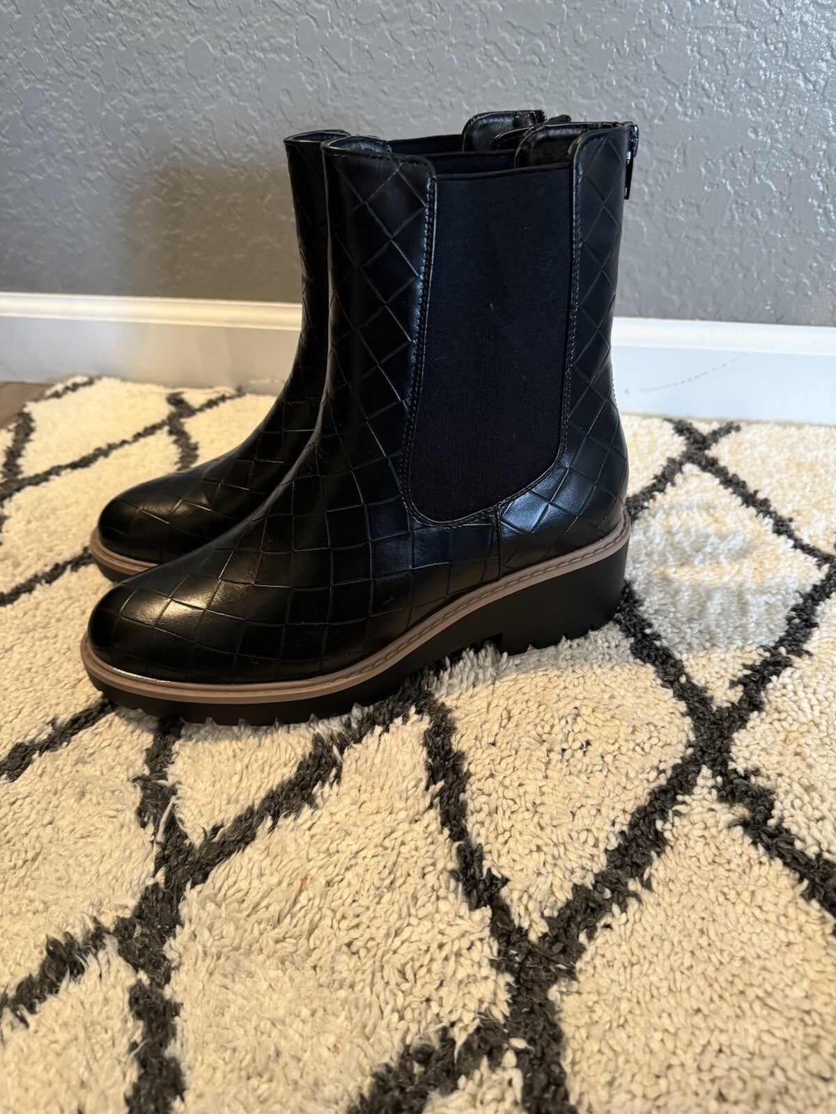 Pierre Dumas Boots Black Size 9 Brand New 