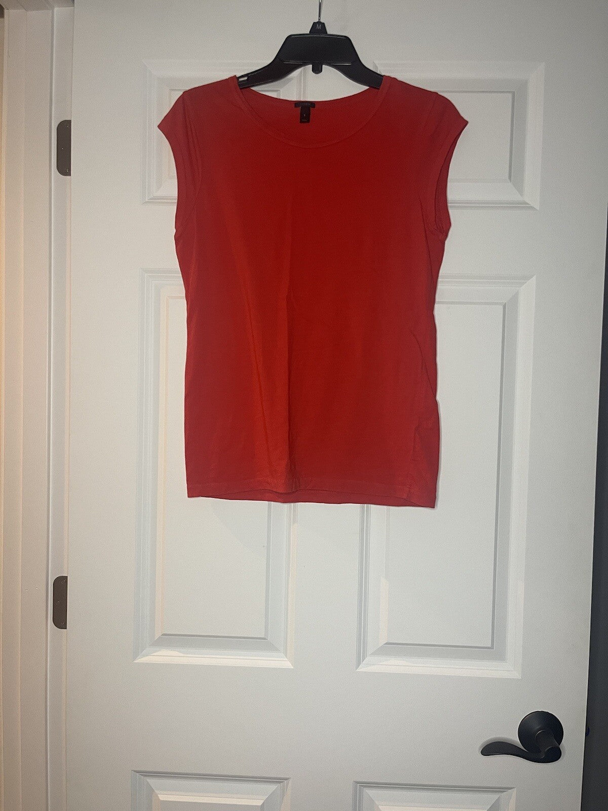 J crew short sleeve blouse small red