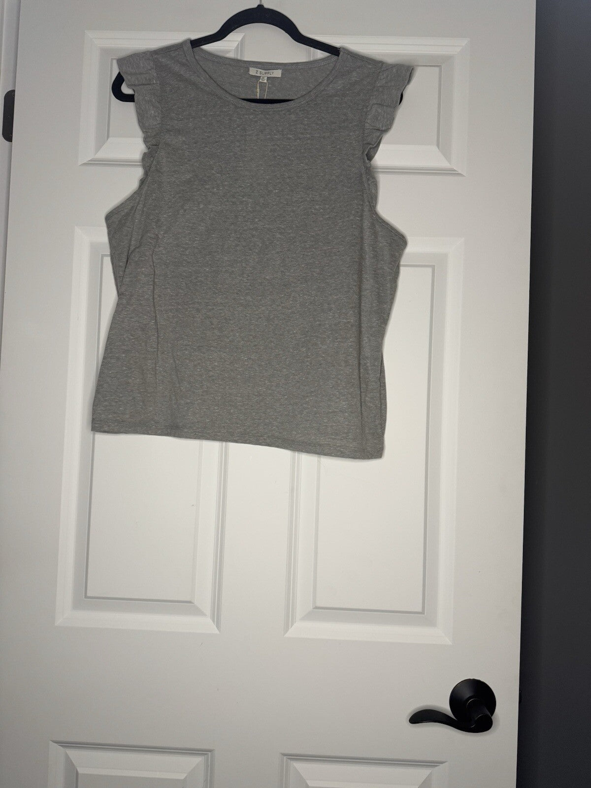 Z Supply Marielle Flutter Tank Gray Xl Nwt 