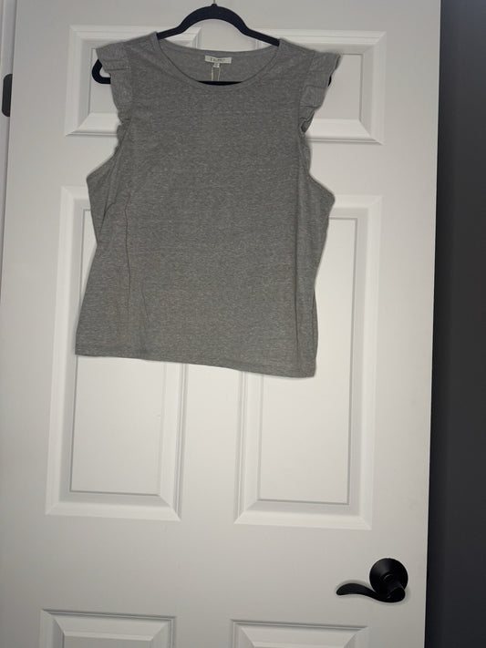 Z Supply Marielle Flutter Tank Gray Xl Nwt 