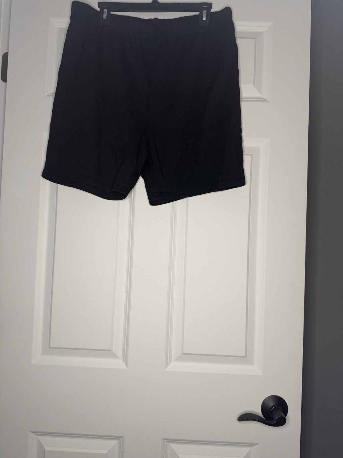 Ekouaer 2 Piece Lounge Set 2xl V Neck T Shirt And Shorts Black 