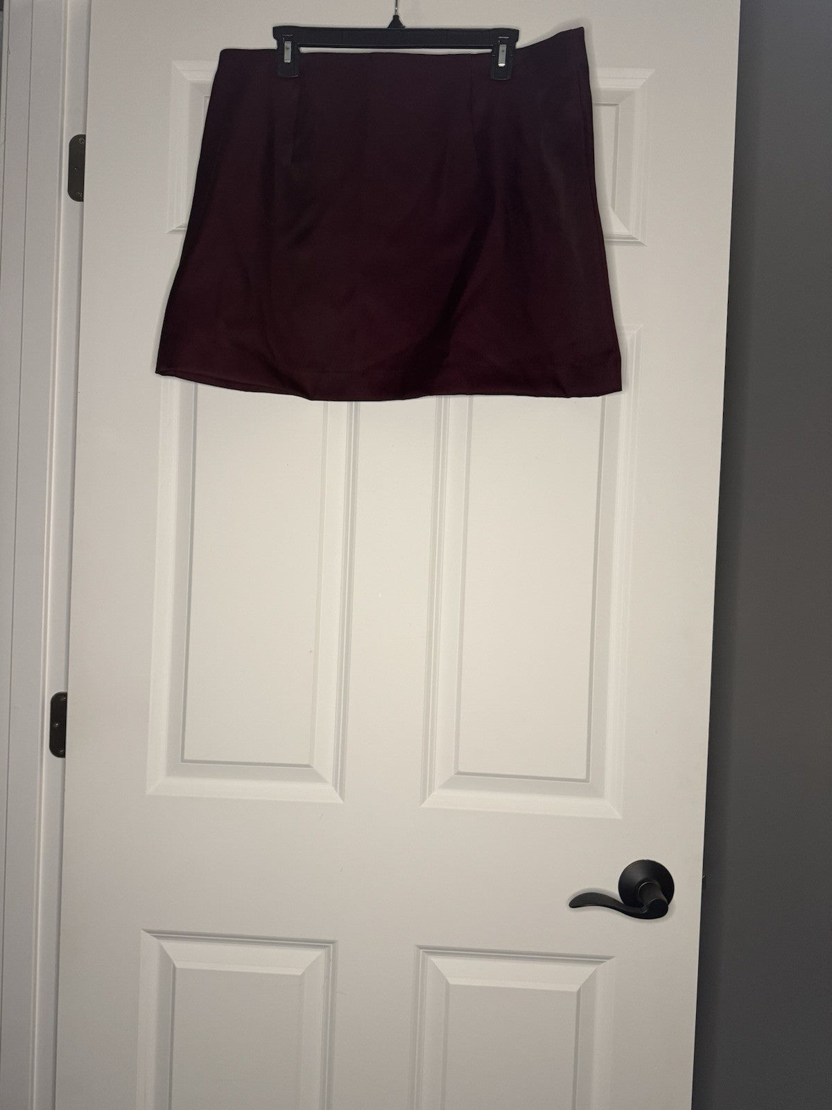 A New Day Skirt Burgundy Size 14 NWT 