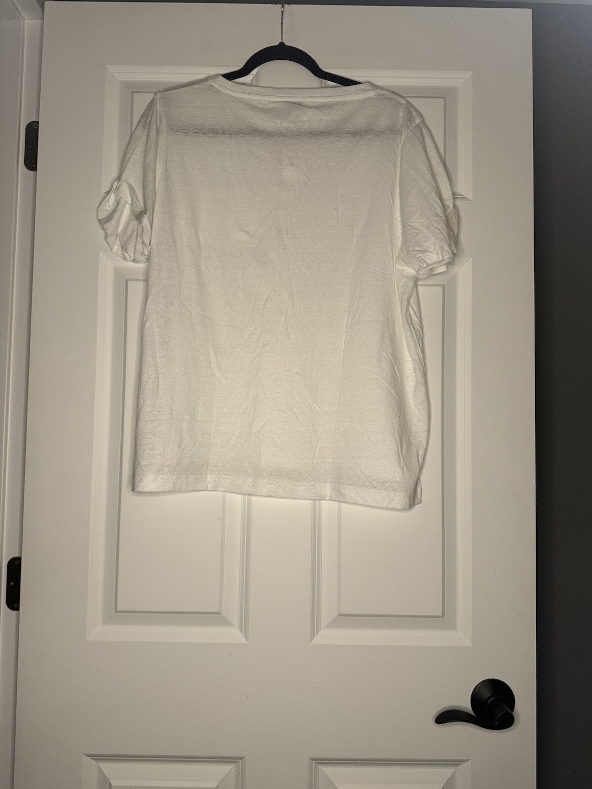 J Crew Short Sleeve T Shirt W Pocket Xl Slits In Side White Nwt 
