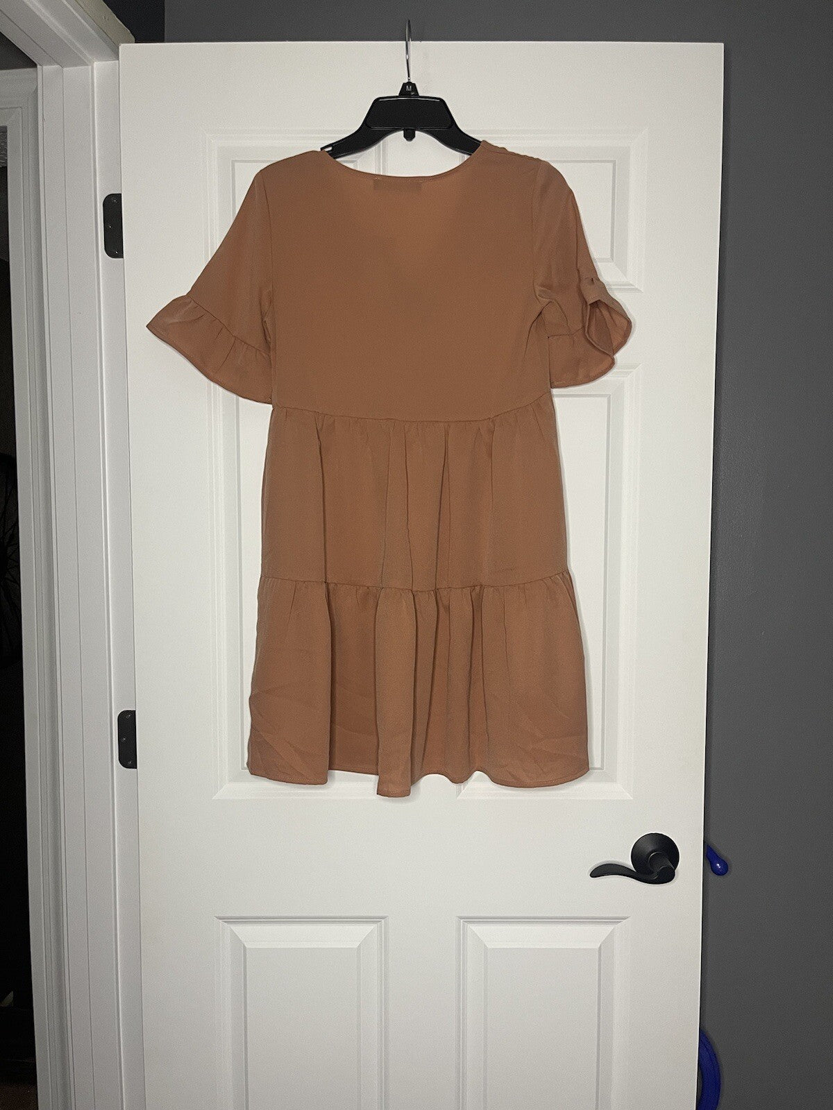 Maverick the collection short sleeve dress xs mauve nwt