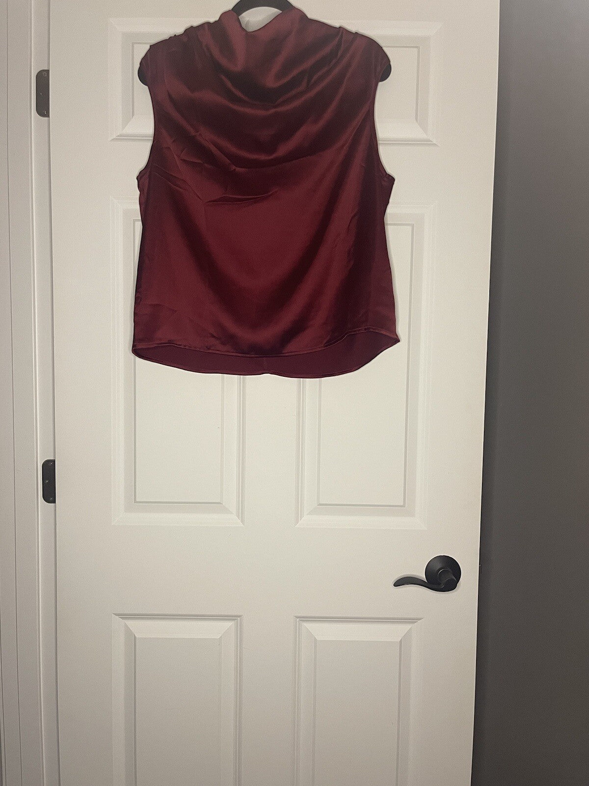 Rachel Zoe Sleeveless Blouse Maroon Xl Nwt