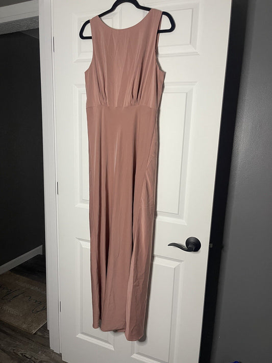 Baltic born molly mauve mod maxi dress large NWT