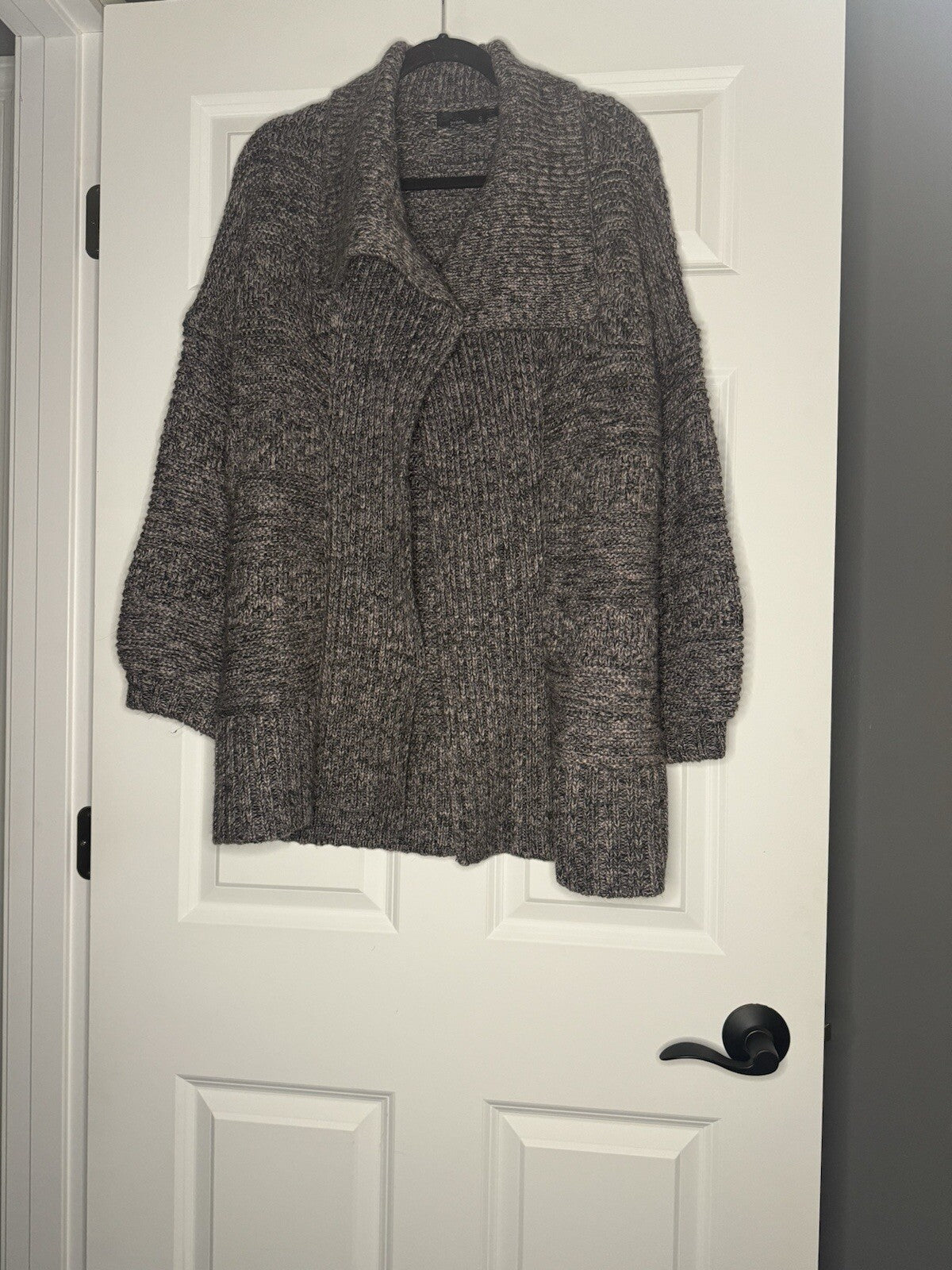 Prana Cardigan Small Blue Lavender Knit 