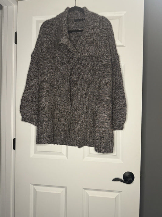 Prana Cardigan Small Blue Lavender Knit 