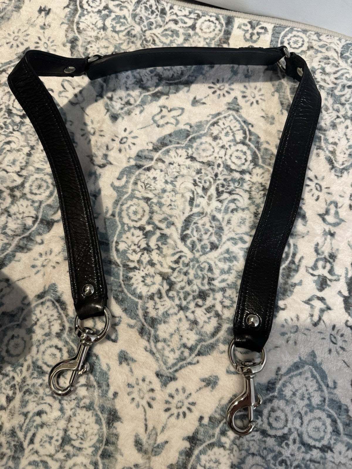 Coach Purse Black Beige Logo In Excellent Condition Additional Strap Dust Cover