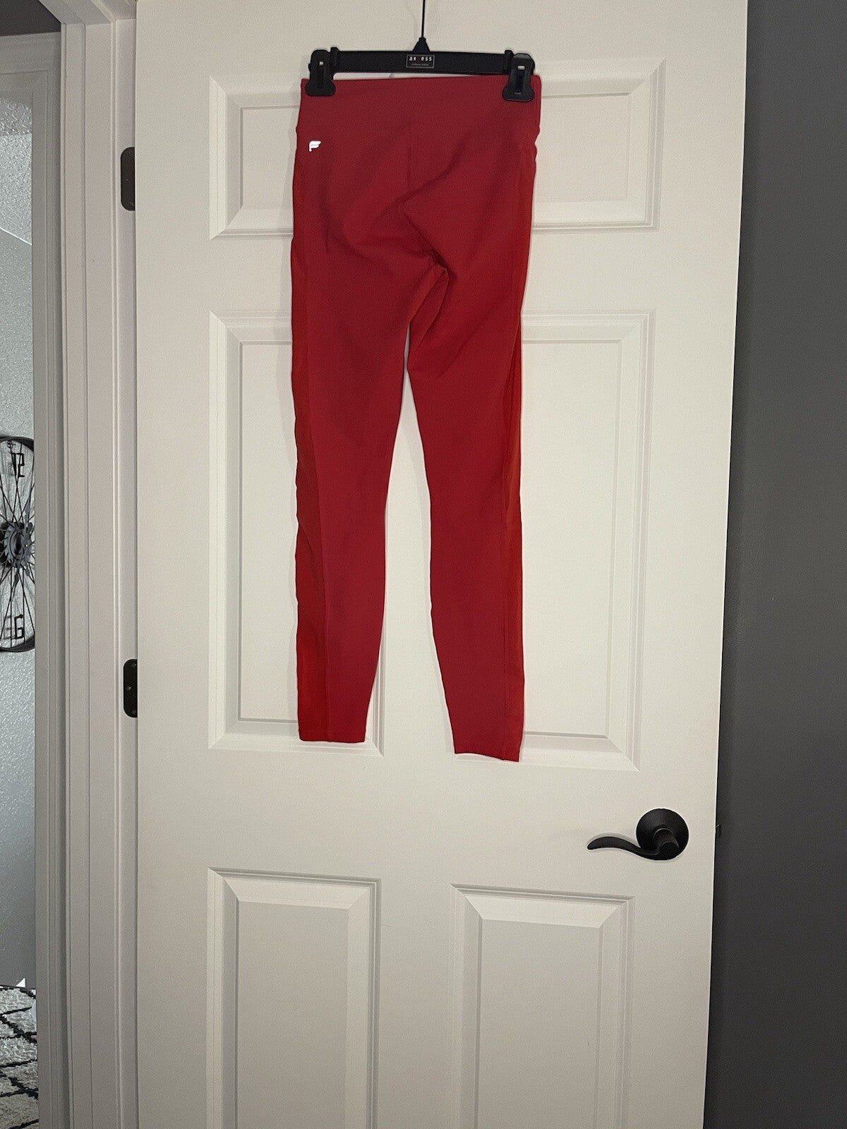 Pure Luxe By Fabletics 2 Piece Activewear Bra Leggings Small Red