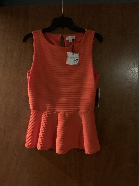 Bisou Bisou Sleeveless Blouse Medium Nwt 