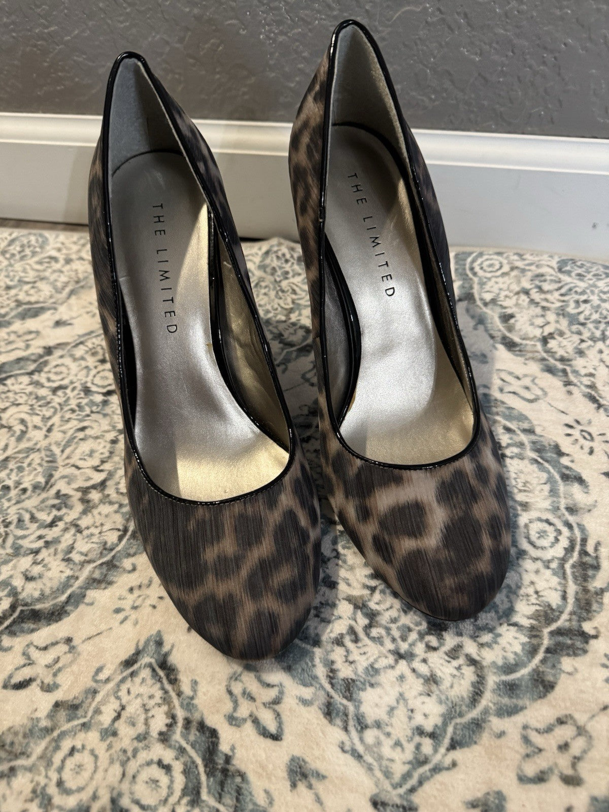 The Limited Brown And Black Animal Print Pumps Size 9 