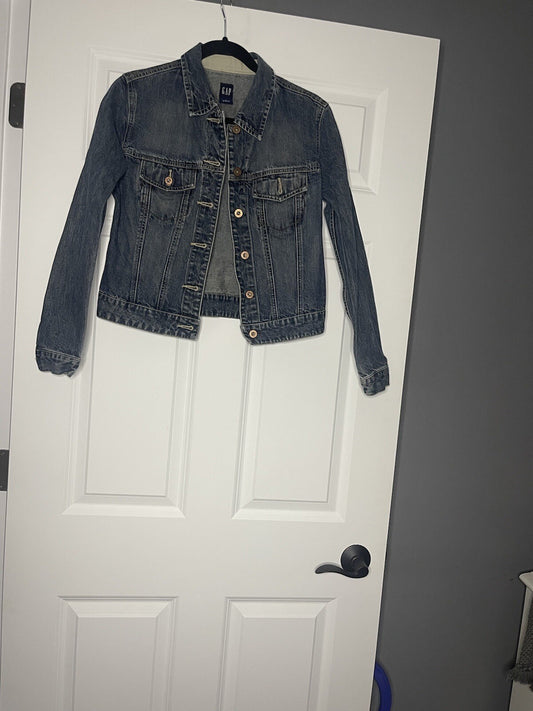 Gap jean jacket small blue 