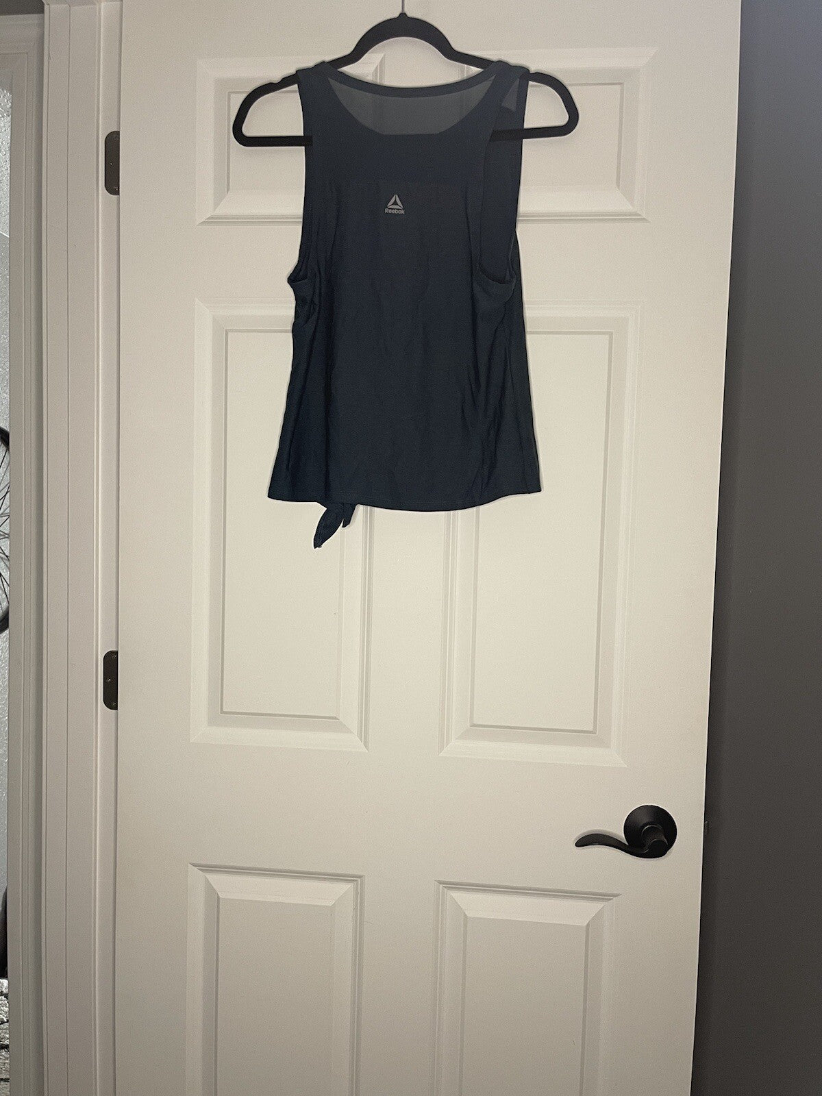 Reebok Tank Top Green Small Mesh Shoulders And Back 