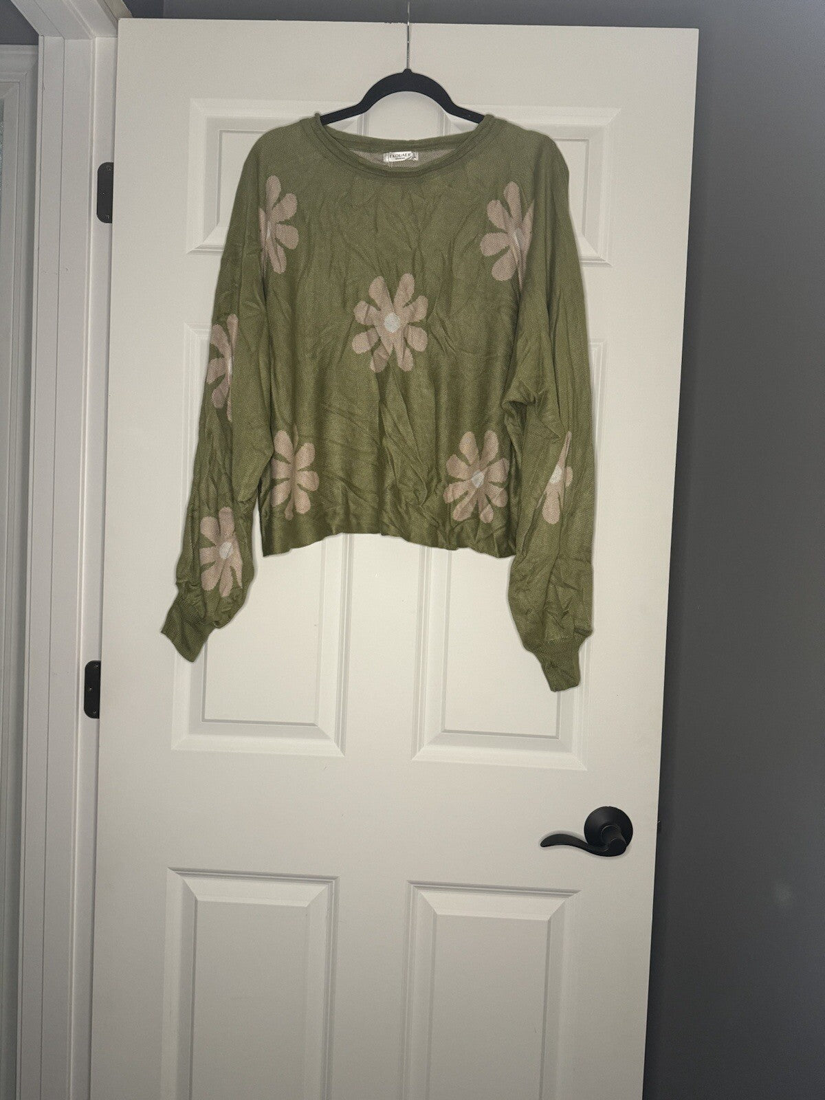 Ekouaer 2 Piece Lounge Set Xxl Green W Pink White Floral Nwt 