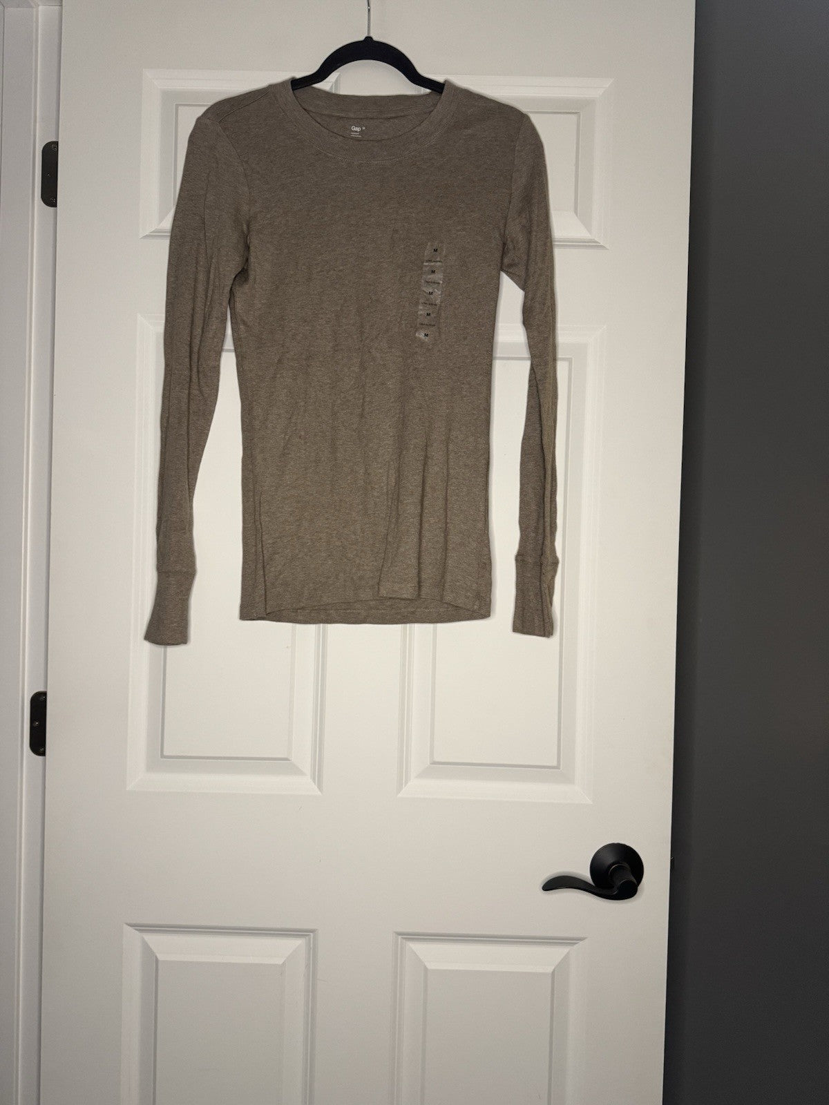 Gap Super soft Long Sleeve Top Medium Brown Heathered New With Tags 