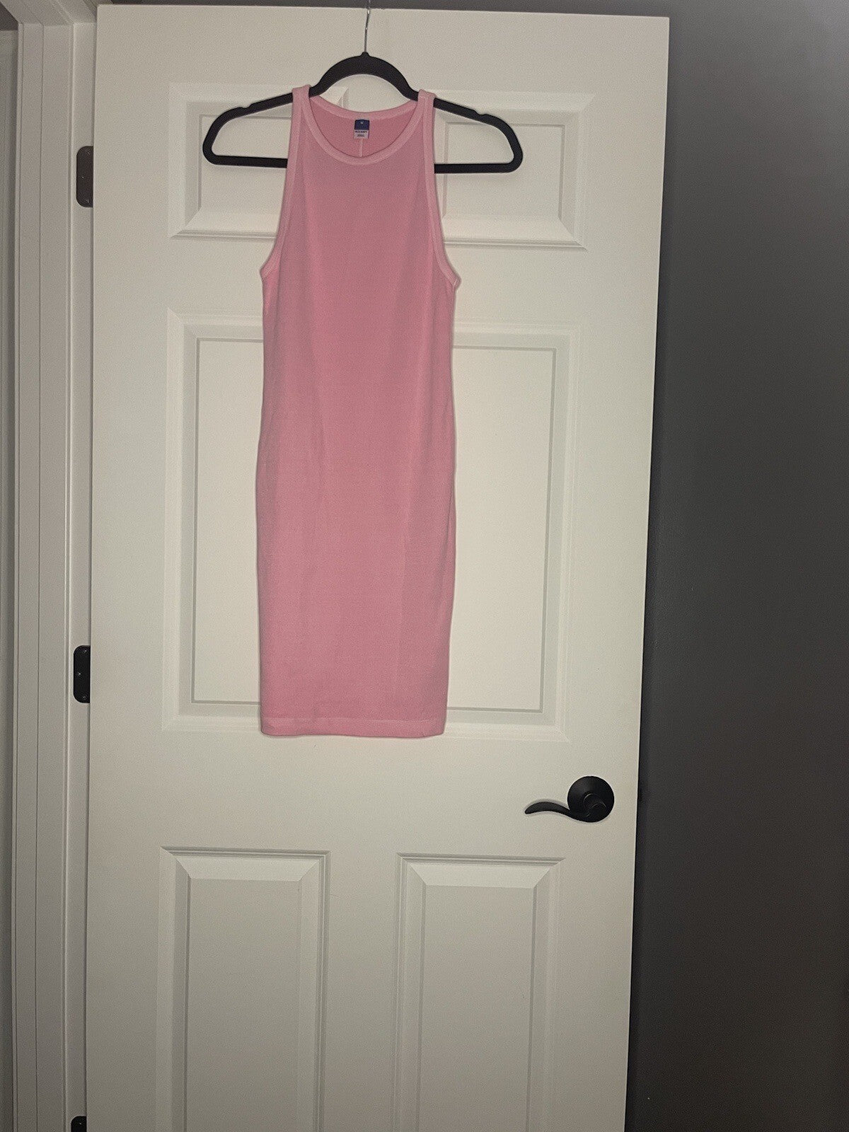Old Navy Sleeveless Dress Ribbed Pink Medium Nwt 