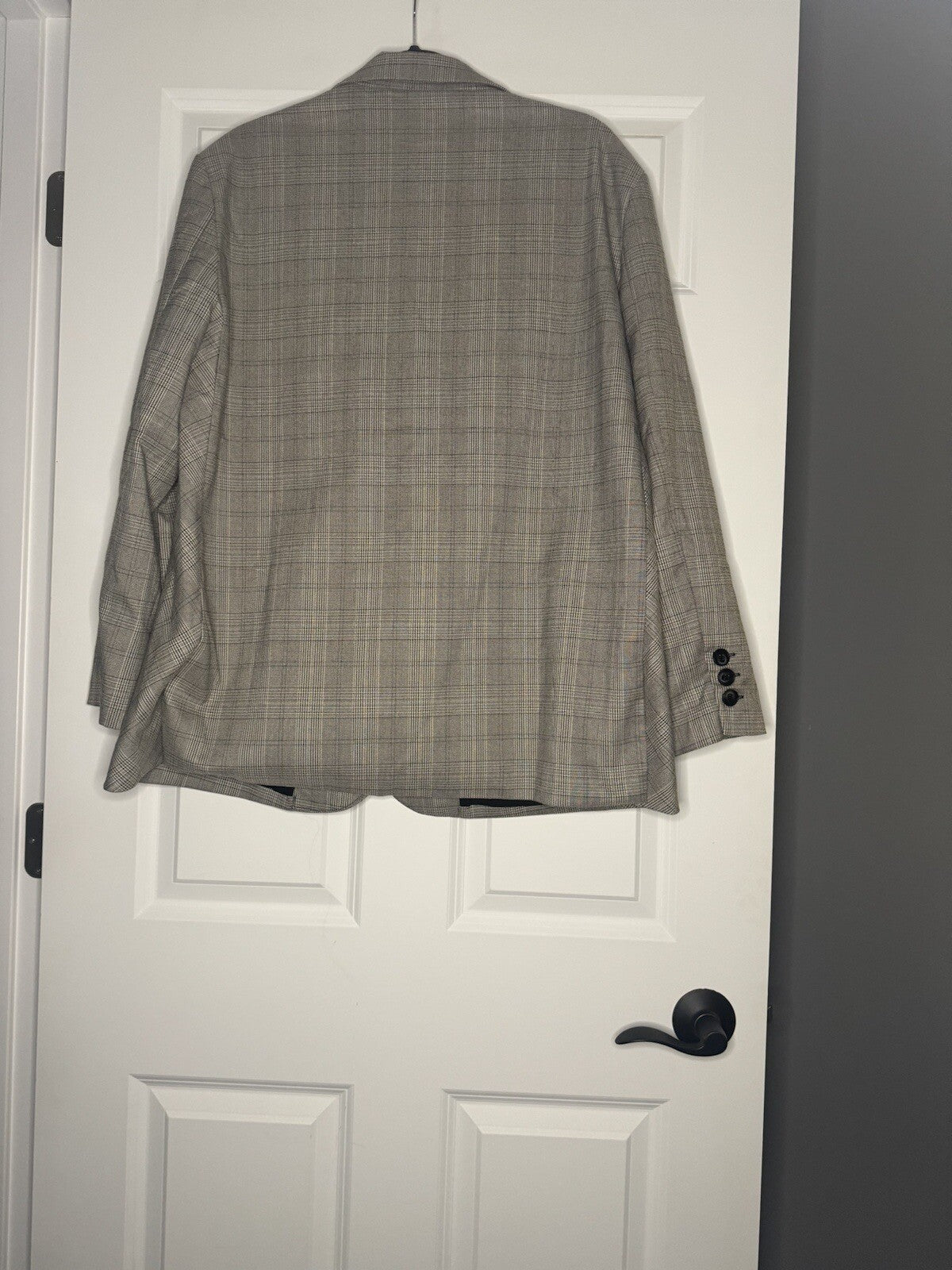 Promise Blazer Large Black Beige White Stripe 