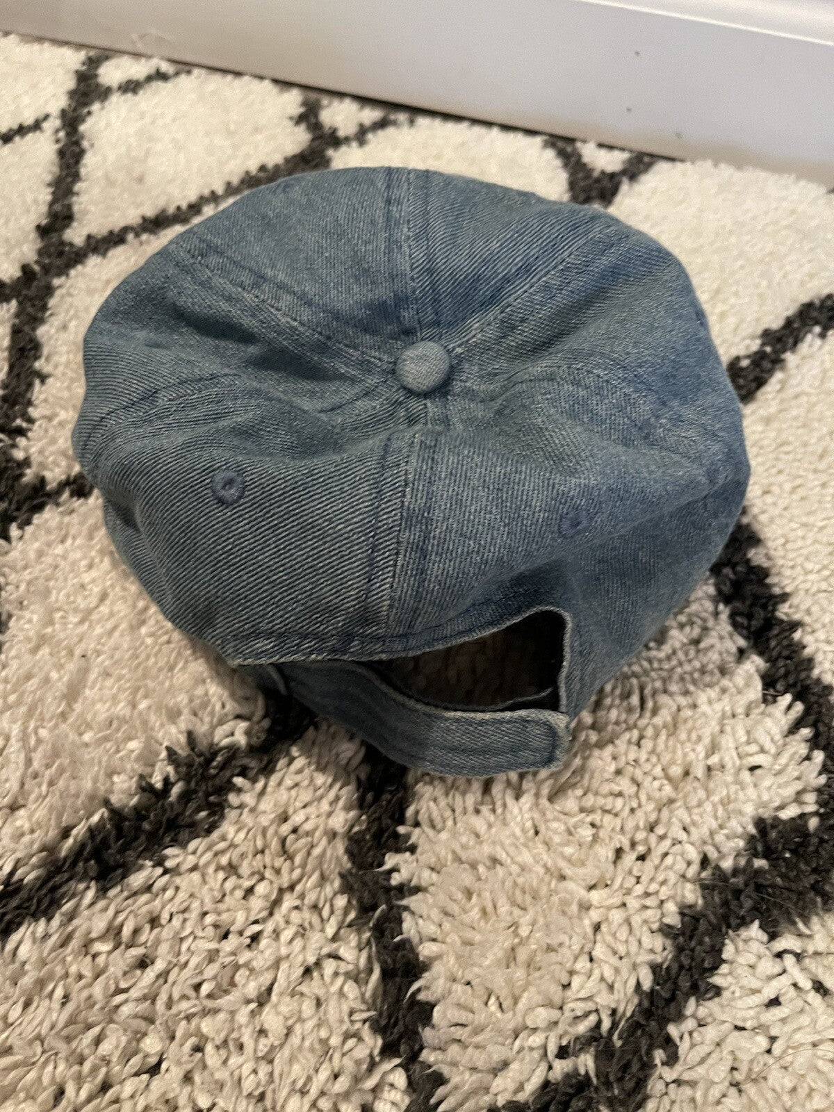 David And Young Brunch Hat Blue Jean Material 