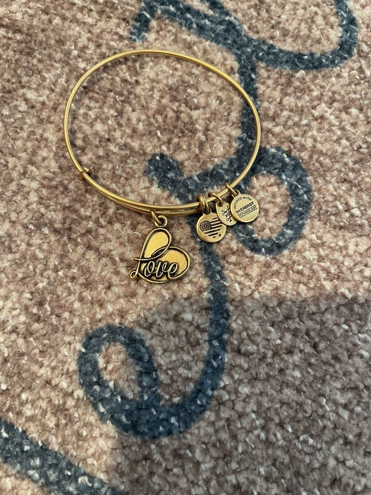Alex And Ani Love Bangle Bracelet