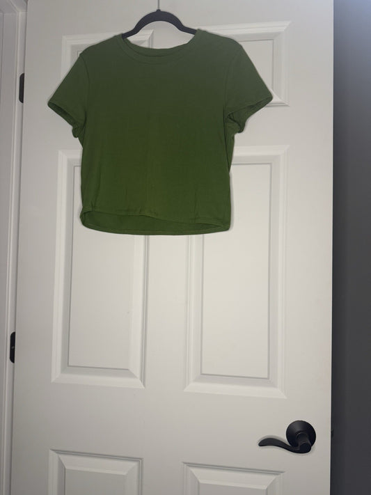 Abercrombie And Fitch Soft AF Essentials Tee Large Green