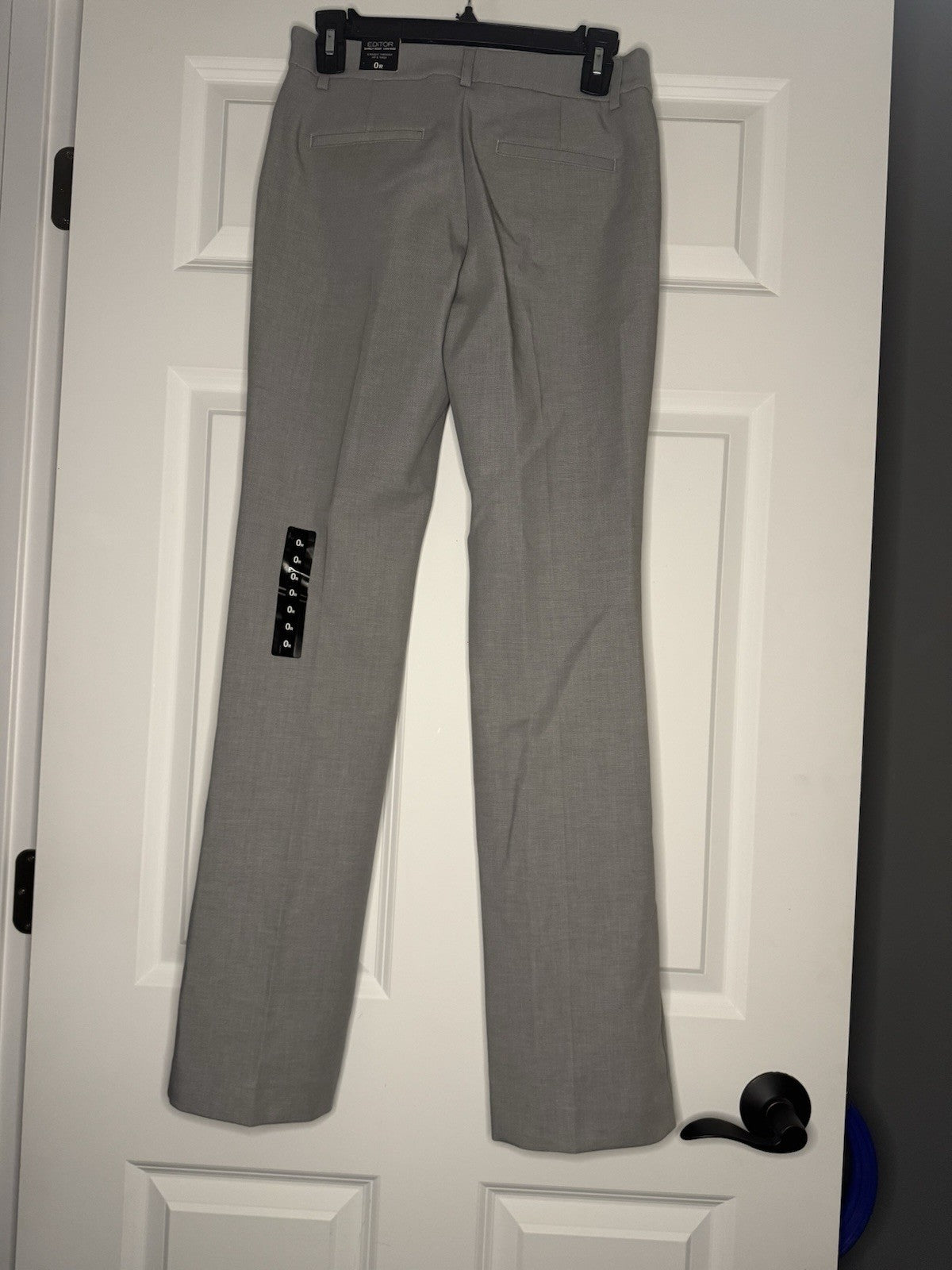 Express Editor Barely Boot Slacks Size 0 Regular Light Gray NWT 79.90